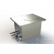 Floorbox z gniazdam 3p hermetyczny SV-016, 1xCEE 16A/400V + 6x 16A/230V