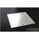Floorbox z aluminiowym wiekiem 8702-APL , 2 gniazda zasilające