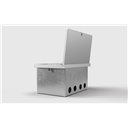 Puszka podłogowa IP65 aluminiowa 8x230V